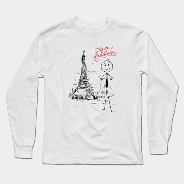 colection france Long Sleeve T-Shirt by Eva Passi Arts